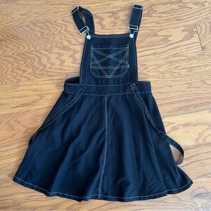 Royal bones daang Goodman Black Suspender dress medium m